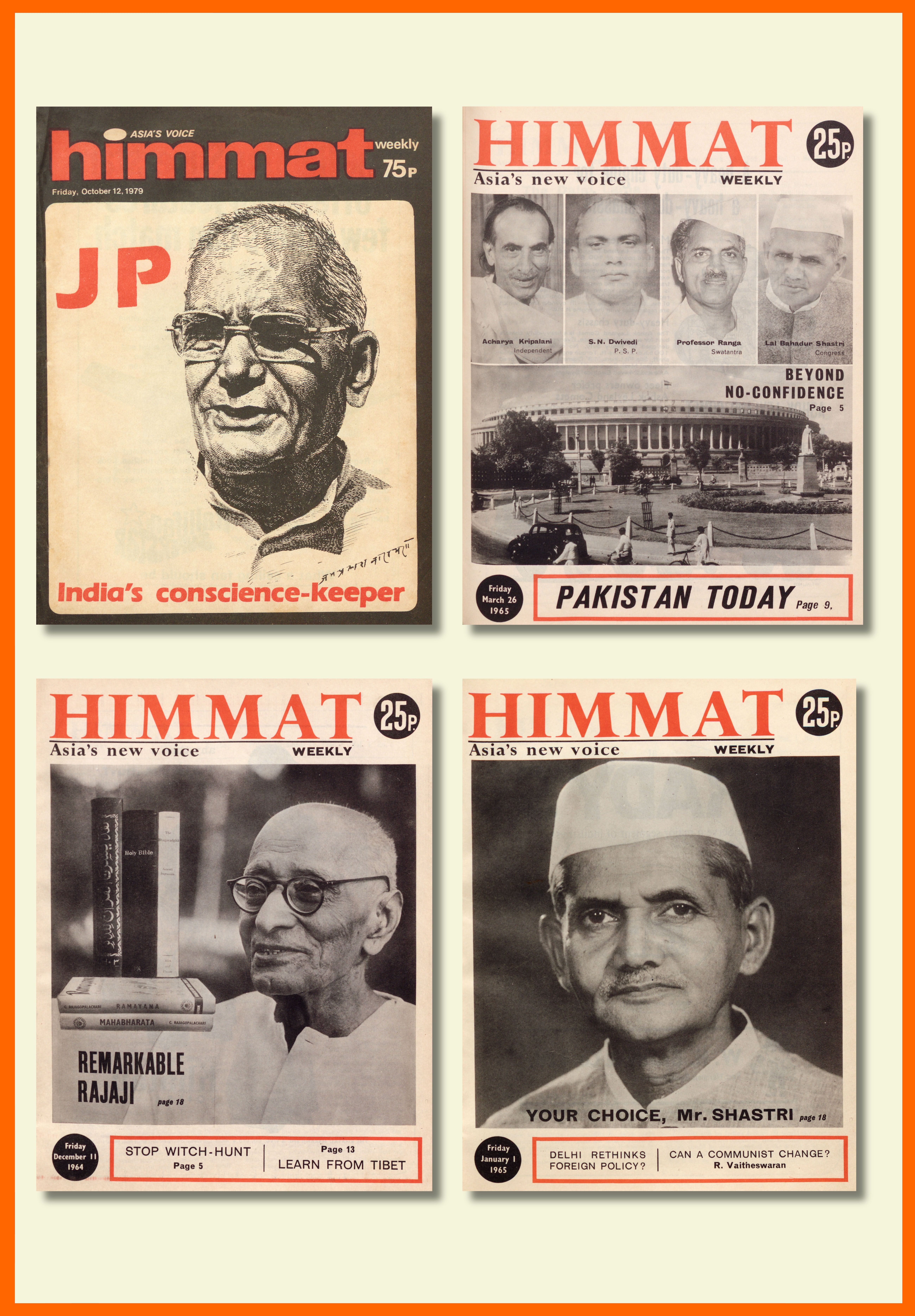 Himmat Weekly (1964-1981): Rajmohan Gandhi Papers